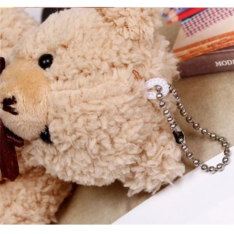 New Joint Teddy Bears Brand New High Quality Stuffed Plush Soft Mini 14CM Bear Plush Pendant Gifts Christmas Wedding Gifts