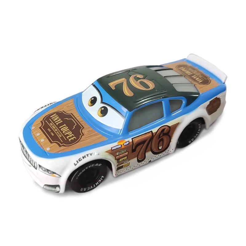 Disney Pixar Cars 3 Lightning McQueen No19 Poppy Racing Family Family Jackson Storm Ramirez Die Cast Metal Alloy Kids Gifts