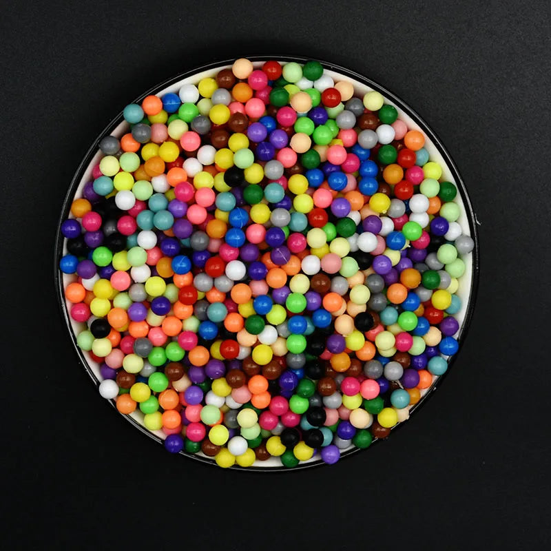 300Pcs/Set 36 Colors 5mm Water Beads Spray Perler Magic Bead Educational 3D Diy Puzzles Accessories for Children Toys