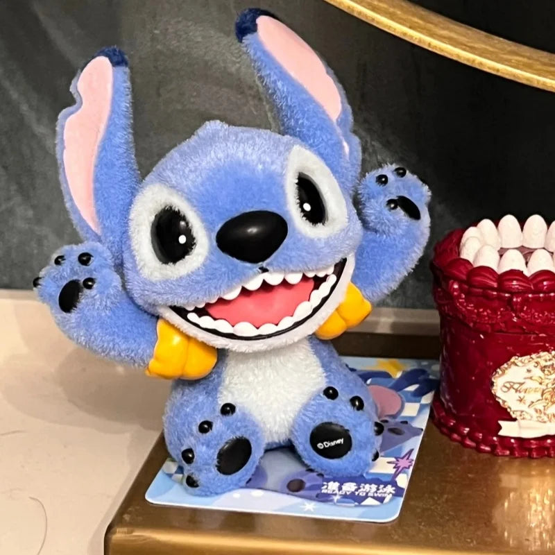 Genuine Disney Stitch Mao Mao Adventure Series Blind Box Cute Anime Figure Decoration Collect Model Toys Surprise Birthday Gift