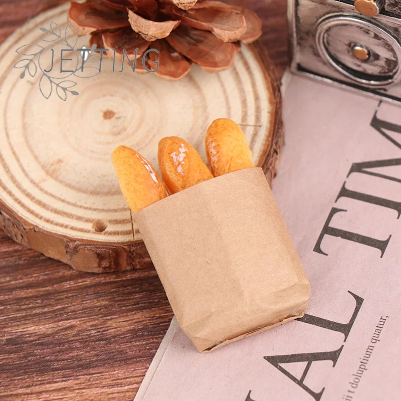 (SMTGDP11)1:12 Dollhouse Miniature Bread Dolls Kitchen Food Accessories Simulation Toys