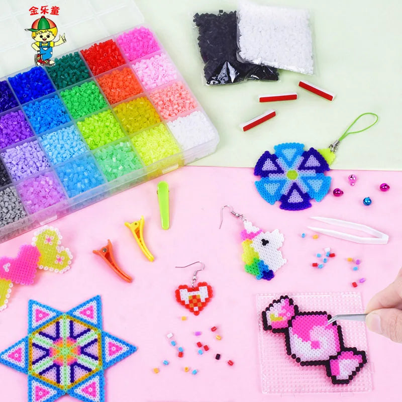 5.0mm/500pcs Bag Mini Perler Hama Beads Iron Beads for Kids Diy Puzzles High Quality Handmade Gift Toy Hama Bead