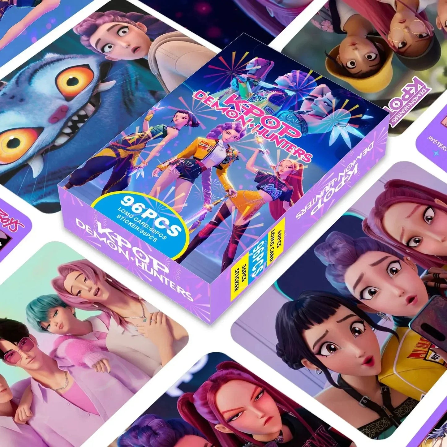 Hot Toys sign jointly96PCS/Box Anime Kpop Devil Hunter Collectible Card Set LOMO Cards Gaming Card Collect for Fans Holographic