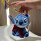Original Disney Stitch Lotso Sullivan Woody Plush Dolls keychain Angel Stitch Mr.Q Alien Stuffed Toy Pendant Kids Birthday Gift