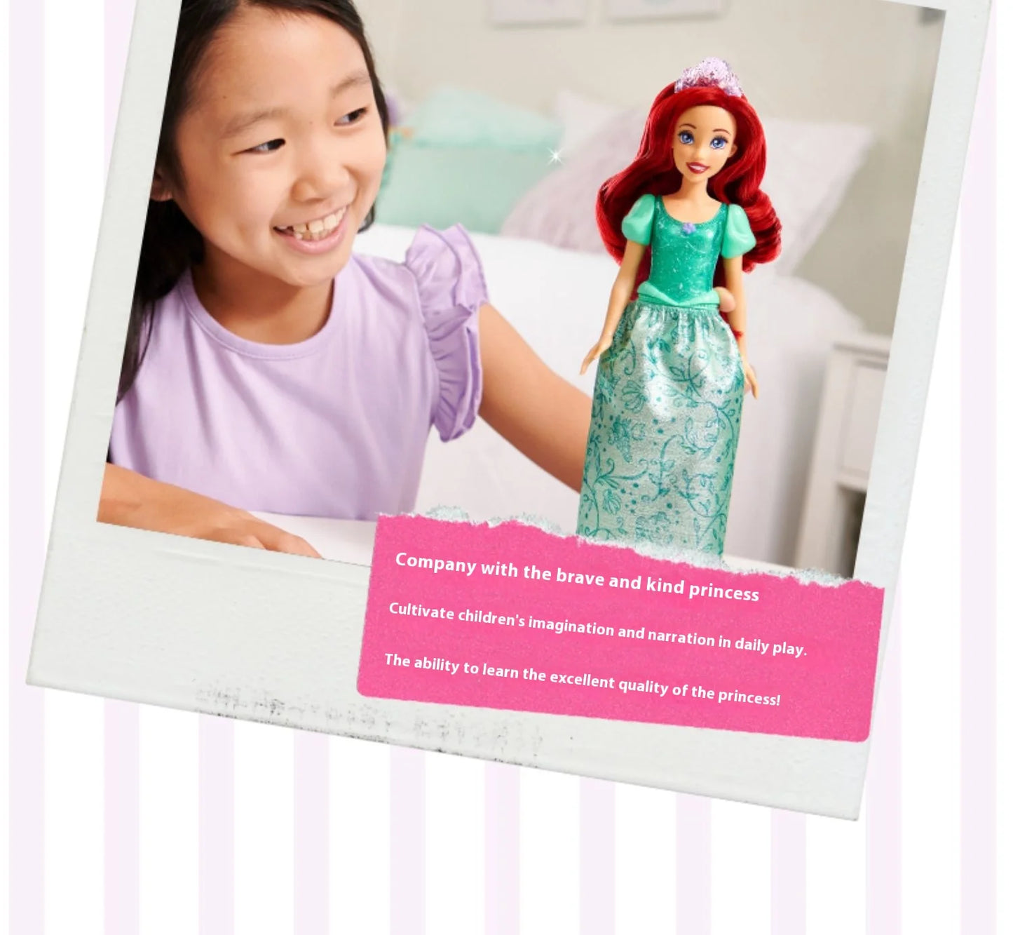 Authentic Barbie Shiny Princess Series Jointed Mini Doll Collectible Toy Perfect Birthday Gift for Girls Playtime Fun