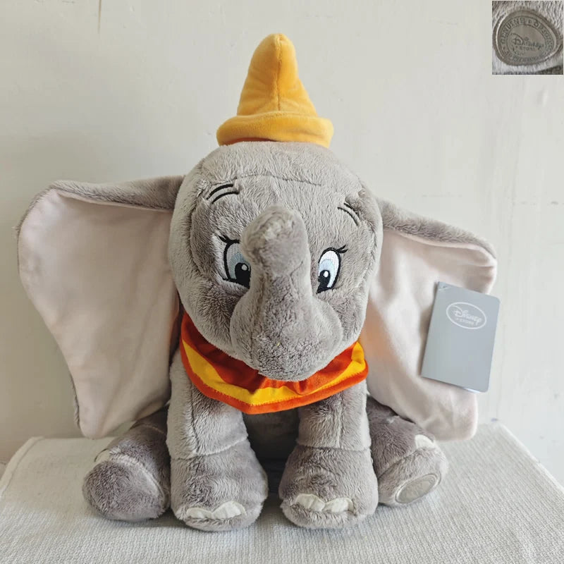 Dark grey Original Dumbo Elephant Plush Toys Stuffed Animals Good Soft Boy Doll for BirthdayGift