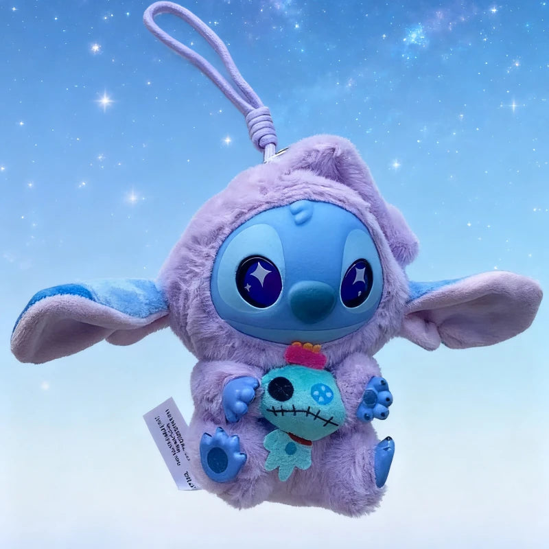 Disney Stitch 'Eat before Sleep' Mystery Box Kawaii Vinyl Figure Keychain Cute Plush Doll Christmas Surprise Gift