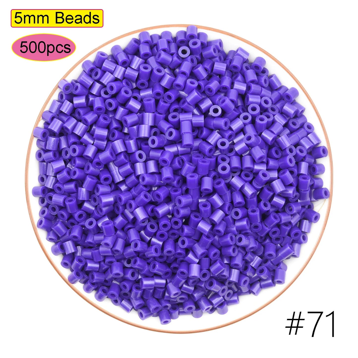 500pcs 5.0mm Perler Beads Pixel Puzzle Fuse&Hama Beads Diy 3D Puzzles Handmade Gift Fuse Beads Kit Iron Toy Educational Toys