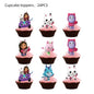 Gabby Dollhouse Cats Birthday Party Supplies Disposable Tableware Plates Cup Napkin Banner Tablecloth Cake Decoration Kids Gifts