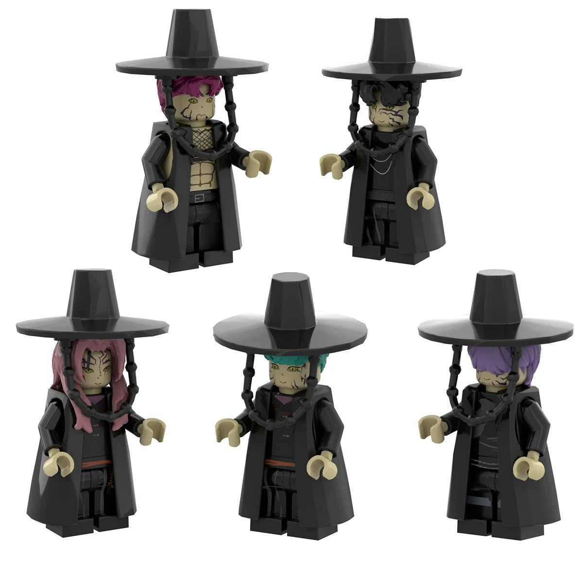 Hot Bricks KPop Demon Hunters Building Blocks Rumi Figures Assembly Model Doll Plastic Doll Building Blocks Toy Birthday Gifts