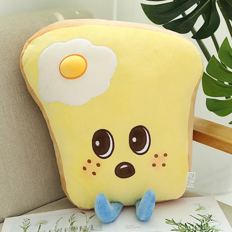 Chips Chicken Leg Fries Food Pillow Pizza Snack Plush Toy Bed Soft Doll Cusion Creactive Valentine's Day Birthday Gift Plushie