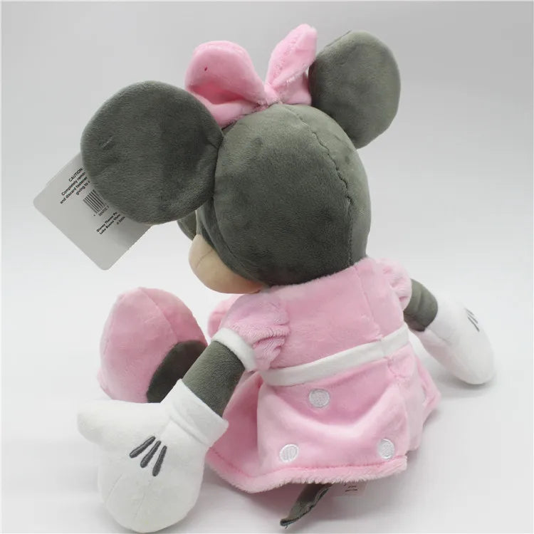 35cm Disney Classic Retro Mickey Mouse And Minnie Mouse Plush Toys Stuffed Soft Doll For Children Birthday Gift