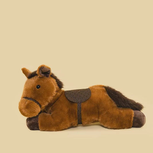 30-60CM Kawaii Cartoon Anime Party Pose Pony Stuffed Animal Plush Toy Doll Children's Horse Handheld Doll Festival Gift