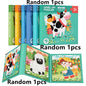 New Kids Magnetic Puzzle Games - Quiet Cartoon Animal Jigsaw Book Montessori Baby Educational Toy Early Learning Children's Gift