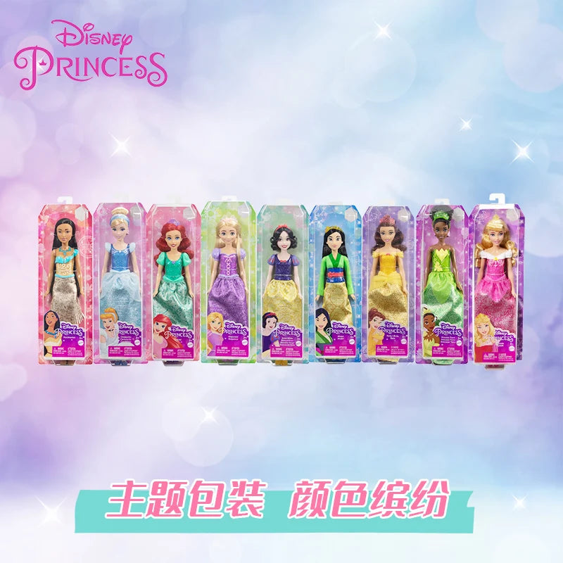 Authentic Barbie Shiny Princess Series Jointed Mini Doll Collectible Toy Perfect Birthday Gift for Girls Playtime Fun