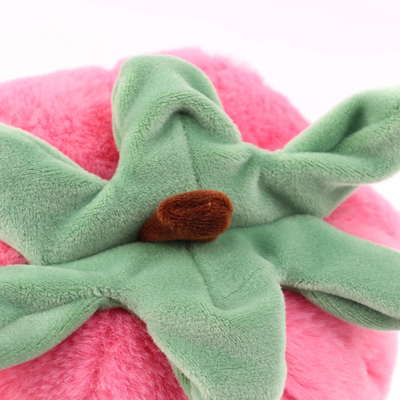Super Soft Strawberry Pillow Toy Creative Lightweight Pink Strawberry Pillow Doll Home Decorative Doll Ornaments for Girls Gift