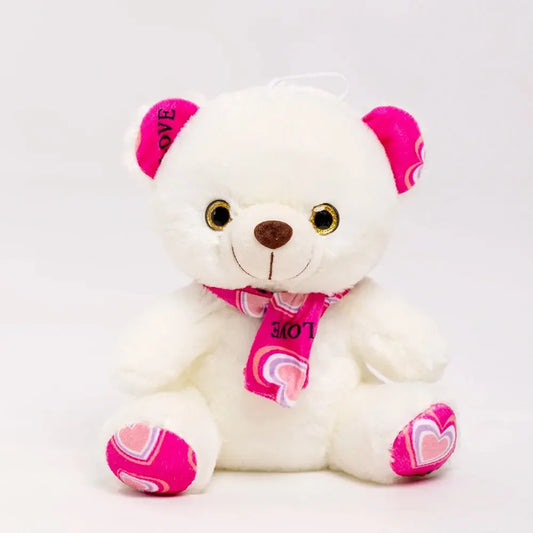 Cute Bear Plush Toy Stuffed Teddy Bear with Scarf Soft Doll Kids Toys Birthday Gift