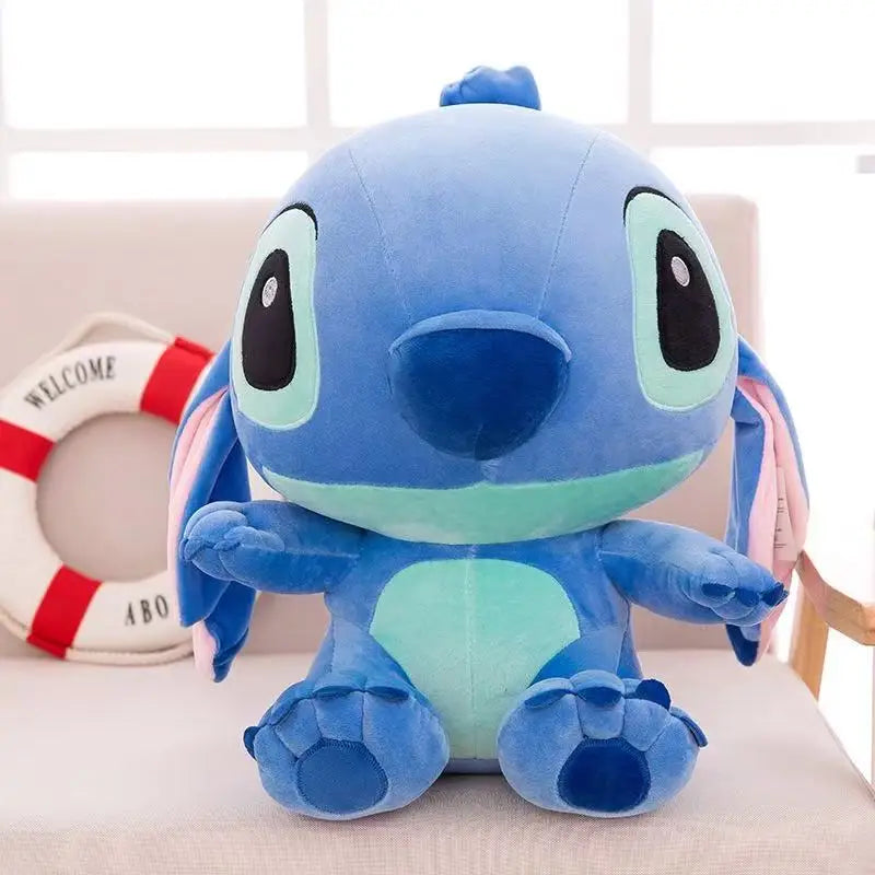 Anime Disney Kawaii Stitch Stuffed Toys Bluely Lilo&Stitch Plush Keychain Dolls Bag Pendant Birthday Party Gift For Kid Boy Girl