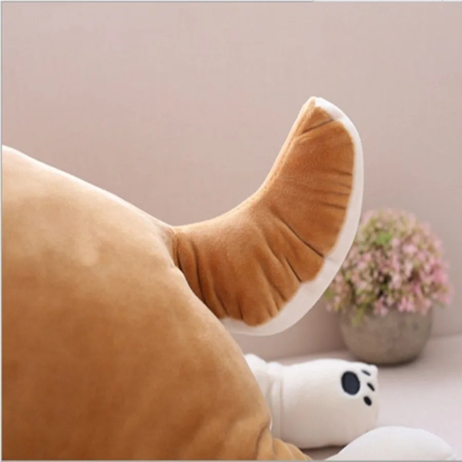 Cartoon Lying Plush Stuffed Dog Pillows Big Toys Shiba Inu Dog Doll Lovely Animal Birthday Gift Plush Pillow for Children