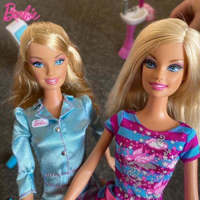 Original Mattel Barbie Dream Series Doll Love Paul Frank Love Dentist Prom Princess Toys for Girls Educational Props Collection