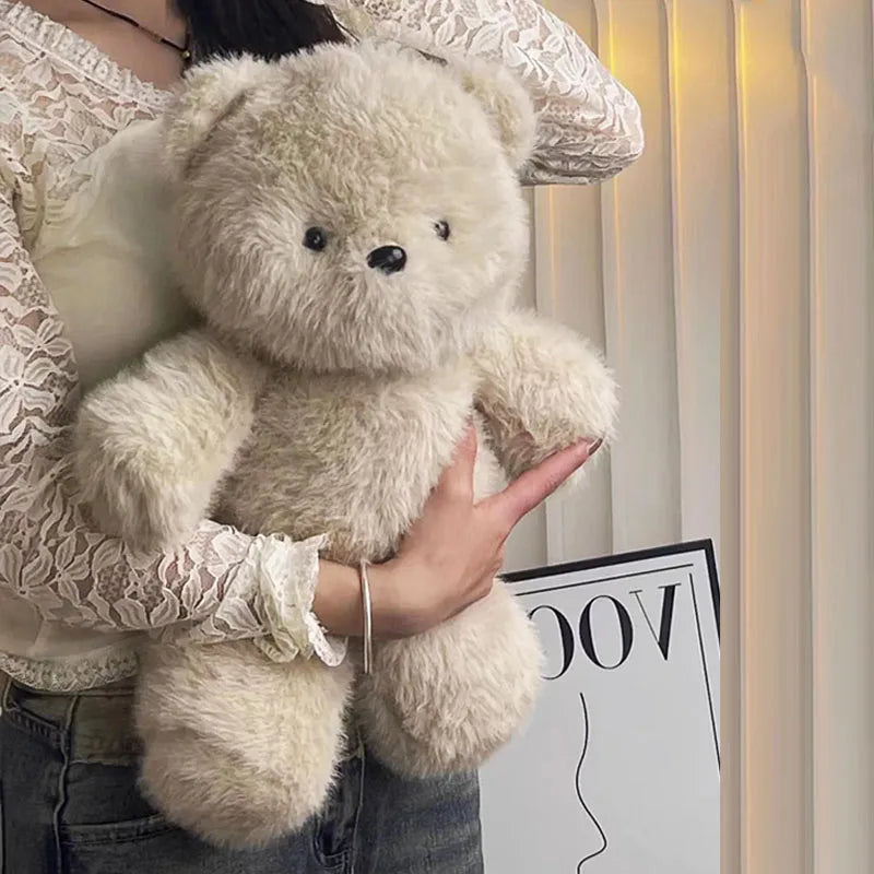 Running Bearl Plush Toys  Cute Bear Dolls Stuffed Animals Toy Children Birthday Gift Pillow Teddy Bear Home Living Room Bedroom