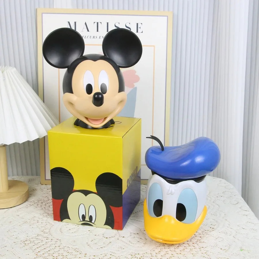 Mickey Mouse Donald Duck piggy bank coin can creative cartoon decoration ornament gift birthday gift