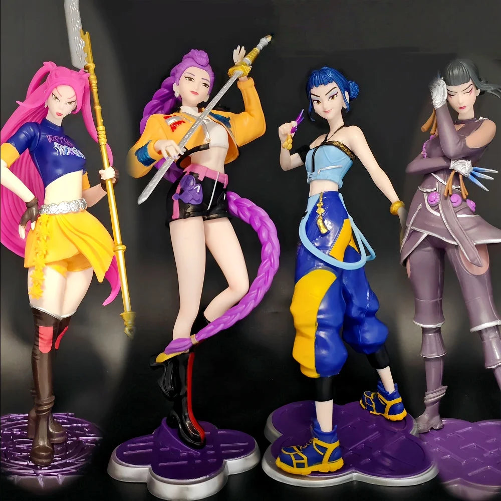 In Stock Witch Hunting Squad Rumi Mirazo Yimei Girl Handmade Kpop Anime Peripheral Doll Bag Pvc Ornament Toys Festival Gifts