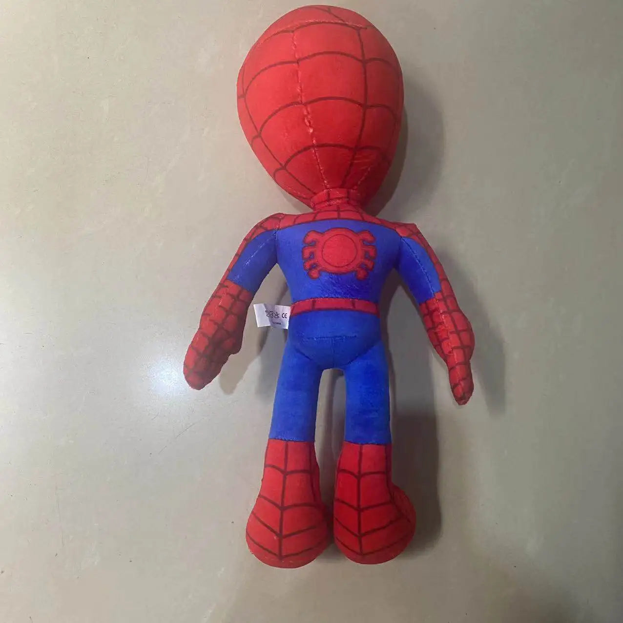 Classic Q Version Spider Plush Toy Anime Doll Marvel Super Hero Stuffed Figure Soft Cuddly Toy for Boys Girls Easter