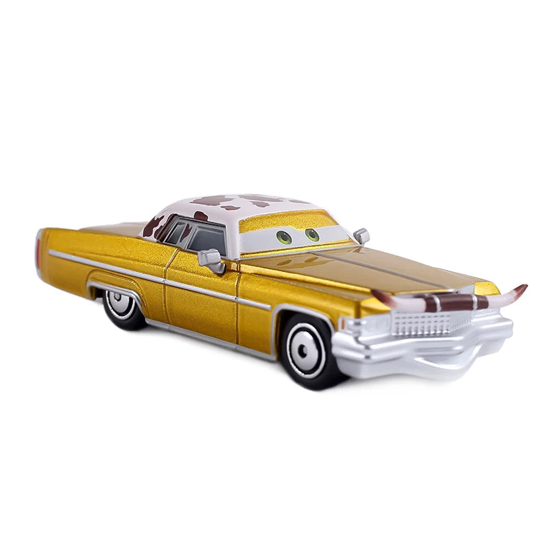 Disney Pixar Car Lightning McQueen mini Dr. Damage Arvy Mater Sarge Sherlff Luigi Alloy Diecast Car Toy Children's Birthday Gift