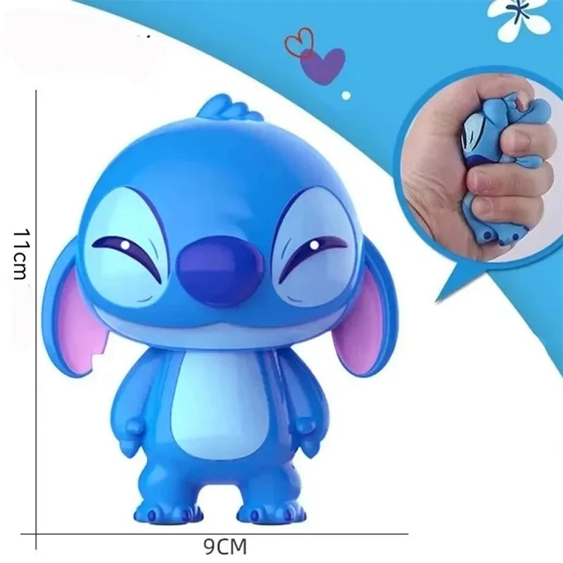Disney Stitch Anime Figure Decompression Toys Kawaii Anime Lilo&Stitch Slow Rebound Stress Relief Doll Toys Girl Boy Gifts