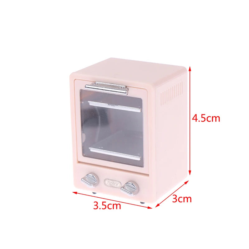1pc Mini Furniture Lamp Radio Television Kitchen equipment For Children Gift Retro Dollhouse Decoration