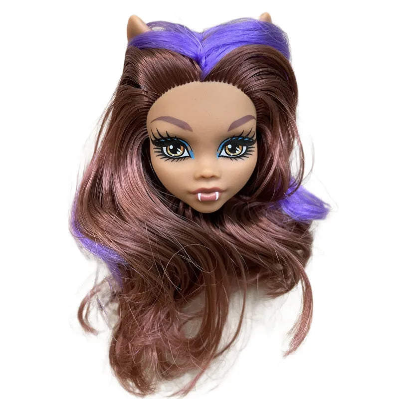 Doll Catwalk Rare Collection Doll Heads Doll Toy Parts Good Makeup Face Head Girl Dressing DIY Toy Parts Children Birthday Gift