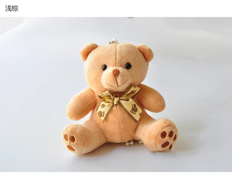 1Pcs Candy Bear Little Teddy Bear Plush Toy Cute10cm Cartoon Stuffed Soft Plush Doll Toy Children's Decorative Birthday Gifts