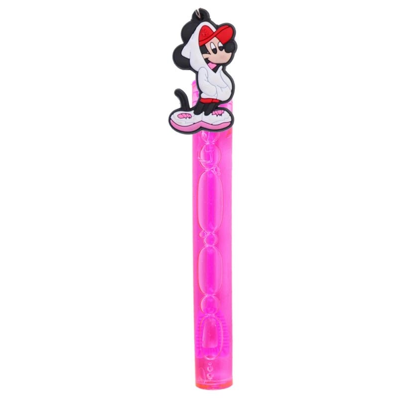 Disney theme mini bubble stick, cartoon character Mickey Minnie portable bubble stick, party decoration ornaments, holiday gifts