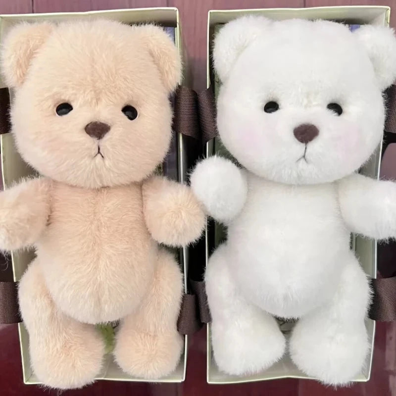 New 30cm Kawaii Jointed Bear Plush Toy Doll Stuffed Animal Teddy Bear With Movable Limbs And Head Cute Birthday Gift For Girls