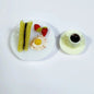 New 1/6 Handmade with clay Miniature Delicious sandwich breakfast set food for Doll House Mini Kitchen Toy Dollhouse Accessories