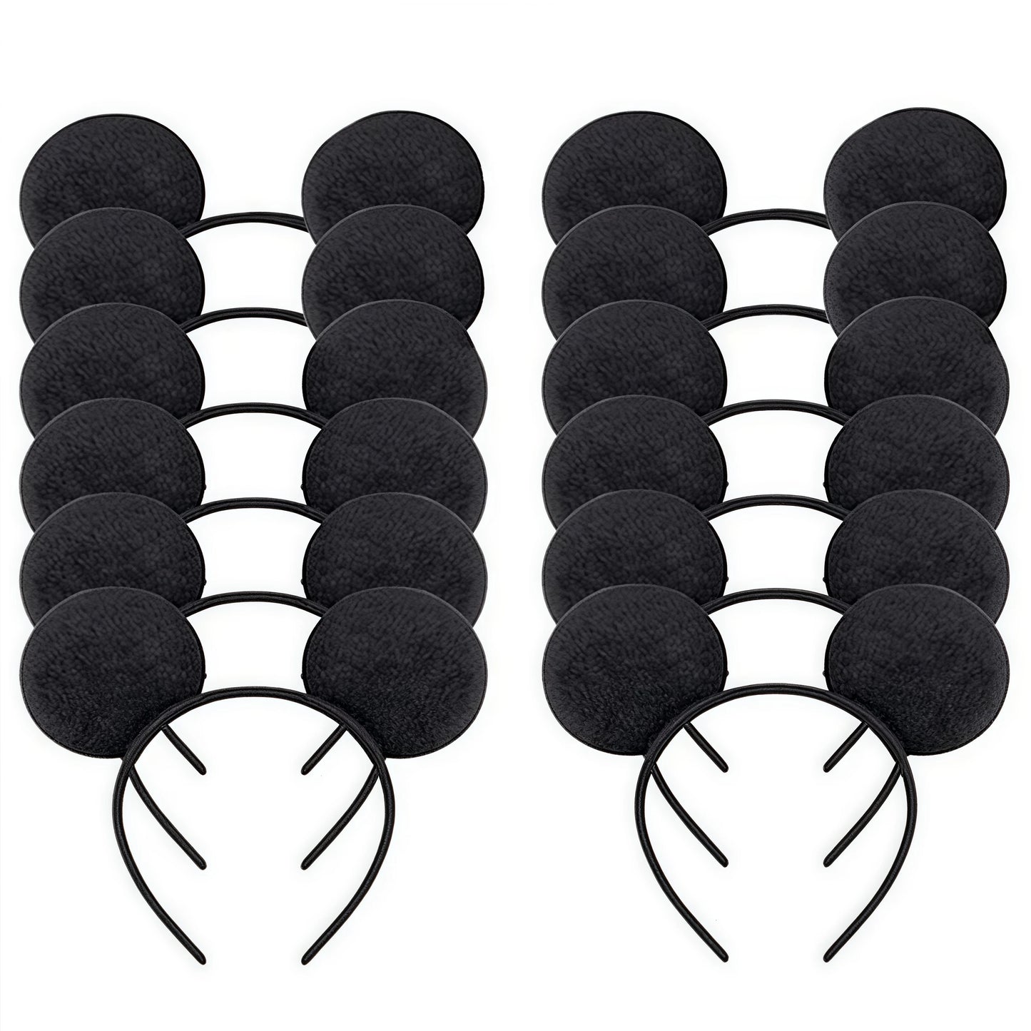 Mickey Ear Headband Hair Ornament Minnie Mickey Mouse Bow Headband Princess Hair Accessory Girls Birthday Party Gift Supplies