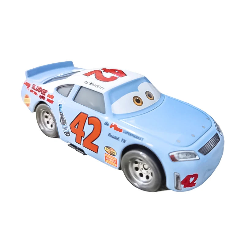 Disney Pixar Cars 3 Lightning McQueen No19 Poppy Racing Family Family Jackson Storm Ramirez Die Cast Metal Alloy Kids Gifts