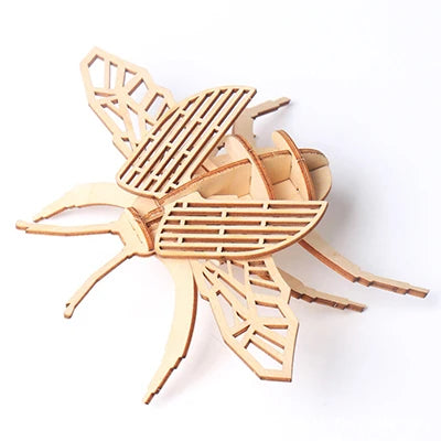 3D Wooden Puzzle Toys Insect Animal Skeleton Assembly Model Puzzle Games DIY Wooden Crafts STEM Toys for Kids Adults Teens