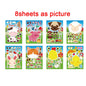 Farm Animal Make a Face Sticker Sheets for Kids Todders Activities Cute Cartoon Puzzle Stickers Birthday Party Favor Crafts Toys