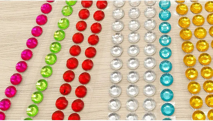 Kids Handmade DIY Diamond Stickers Crystal Paste Painting Puzzle Toys Children Cartoon Creative Sticker Art