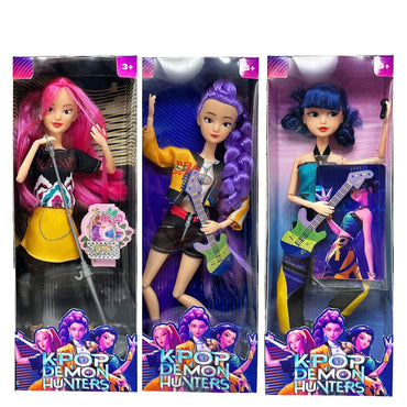#NEW Doll Toys Kpop Demon Hunters Action Figure Toy Rumi Mira Zoey Beautiful Princess Baby Girl Dolls Plastic DIY Toy for Girls