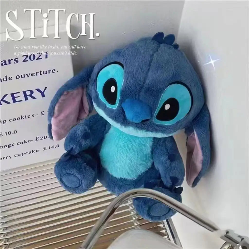 Anime Disney Kawaii Stitch Stuffed Toys Bluely Lilo&Stitch Plush Keychain Dolls Bag Pendant Birthday Party Gift For Kid Boy Girl
