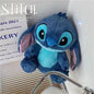 Anime Disney Kawaii Stitch Stuffed Toys Bluely Lilo&Stitch Plush Keychain Dolls Bag Pendant Birthday Party Gift For Kid Boy Girl