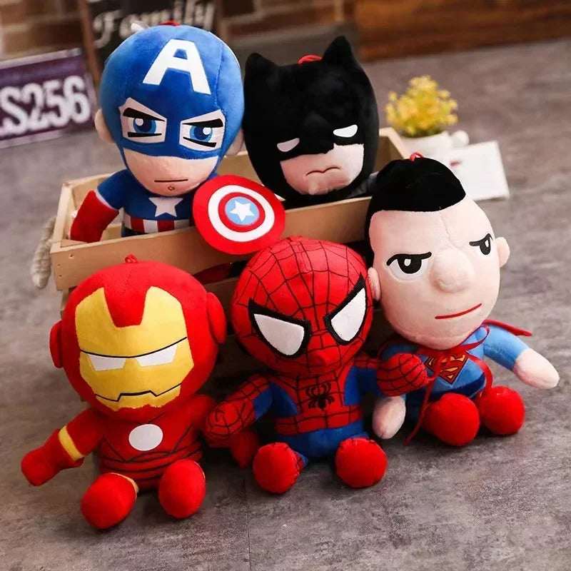 Man Spidermaned Plush Toys Movie Dolls Marvel Avengers Soft Stuffed Hero Captain America Iron Christmas Gifts for Kids!.