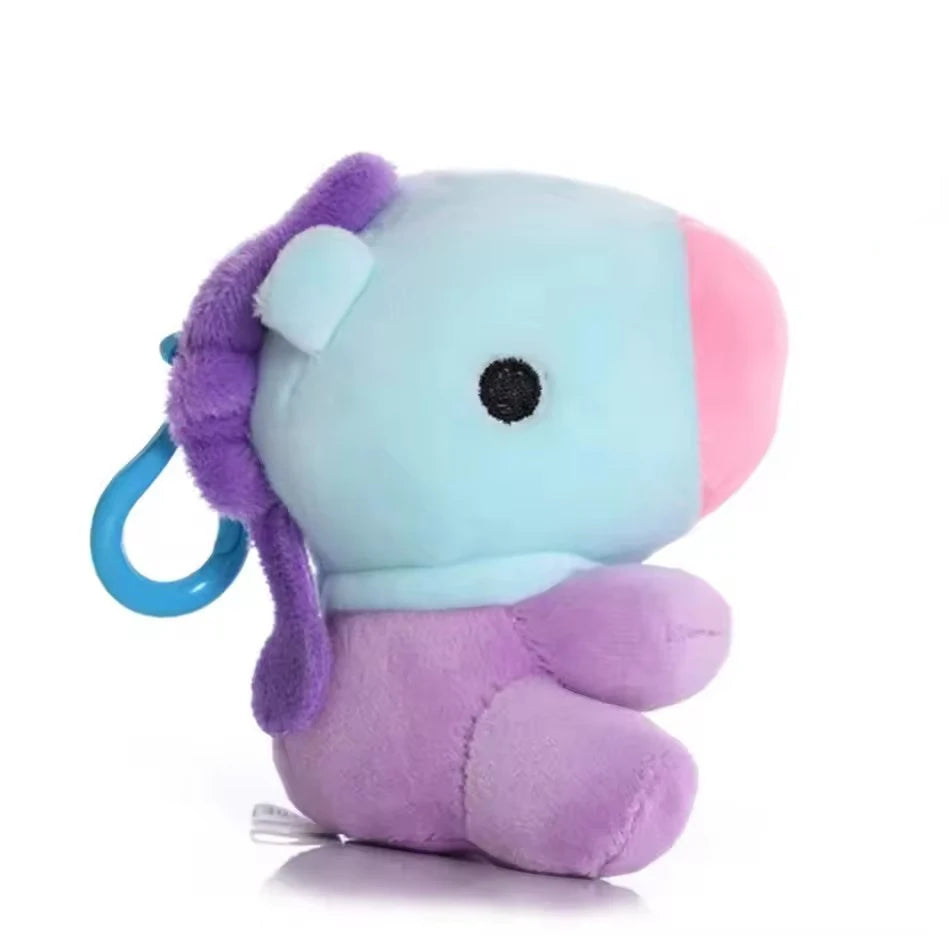 Hot BTed 21Plush Toys Kawaii Mini Keychain Anime Pendant Ornament for Kids 12-22cm Bt Peripherals Soft Stuffed Animals Doll Gift