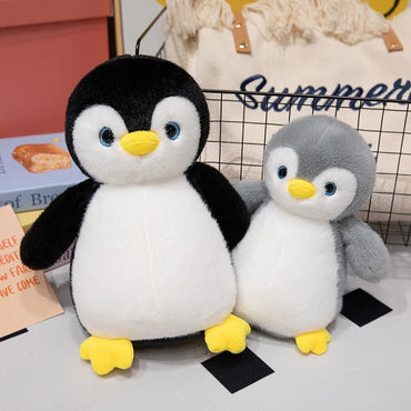 25/30cm Cartoon Shiny Penguin Toy Luminous Pillow Soft Stuffed Plush Glowing Dolls Led Light Toys Gift For Kids Children Girls