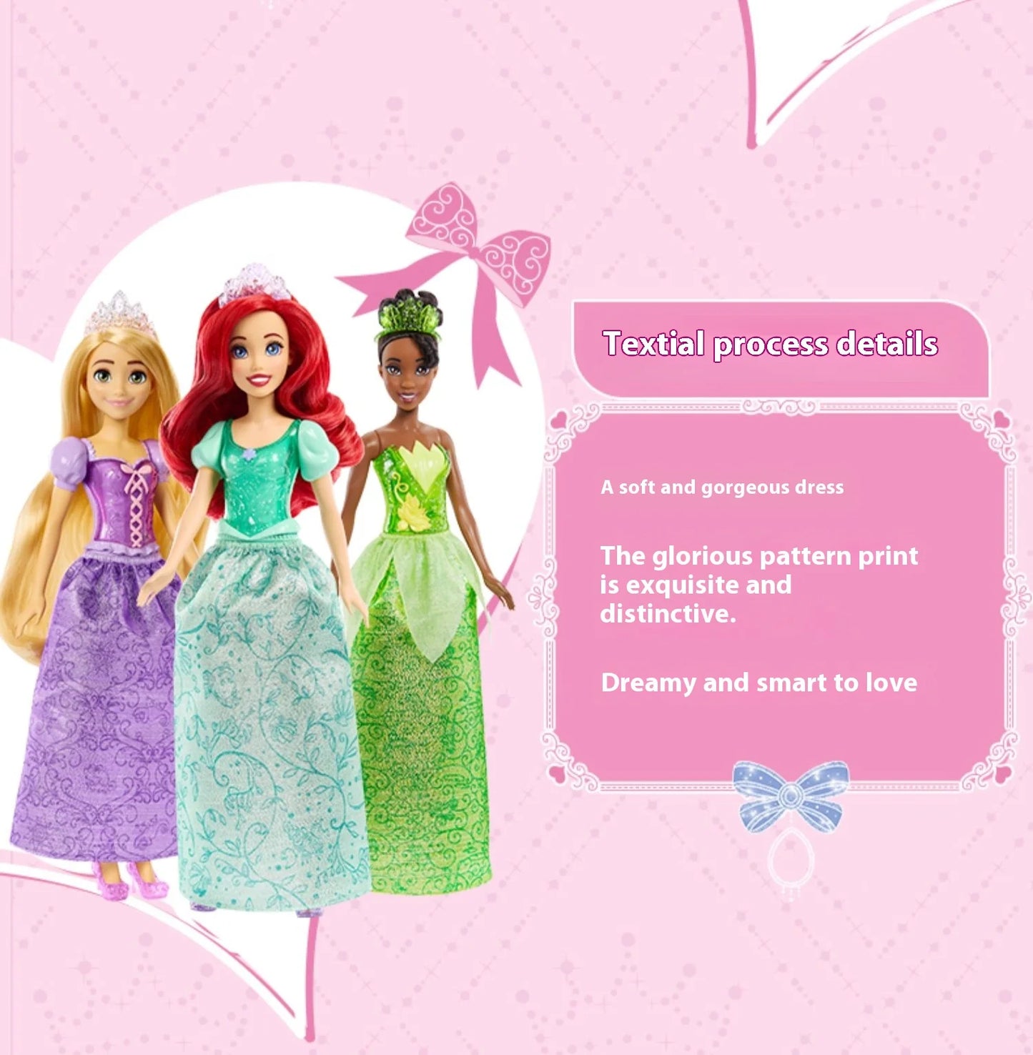Authentic Barbie Shiny Princess Series Jointed Mini Doll Collectible Toy Perfect Birthday Gift for Girls Playtime Fun