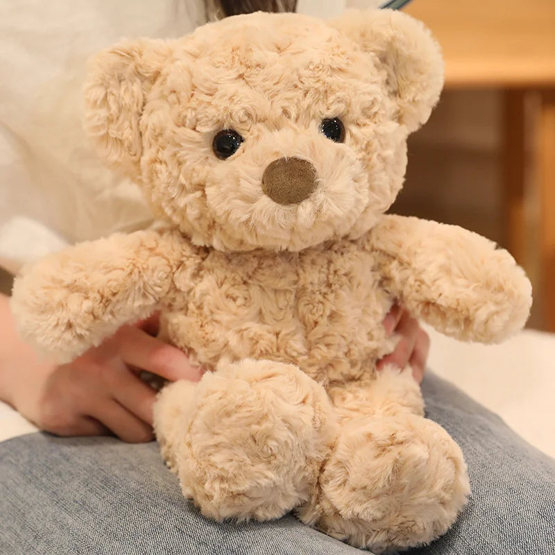 30cm Teddy Bears Stuffed Plush Animal Cute Bear Sleeping Companion Dolls Baby Shower Bear Soft Toys Gifts