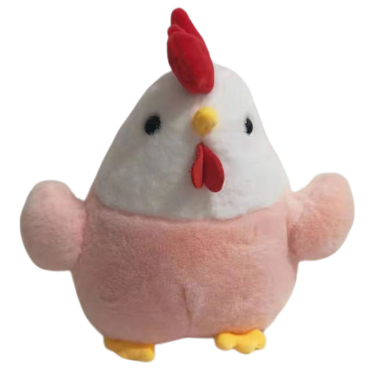 Chicken Plush Toy Soft Fluffy Chicken Stuffed Animal Super Soft Hugging Cuddly Doll Pillow For Room Decor Present For Friends
